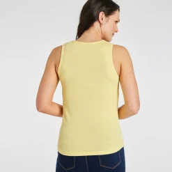 Discount Ladies Essential Crew Vest Popcorn Women Basics | Vests