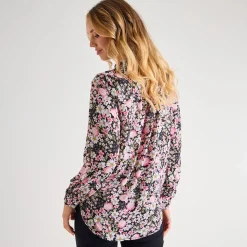 Discount Ladies Floral Blouse Women Shirts & Blouses
