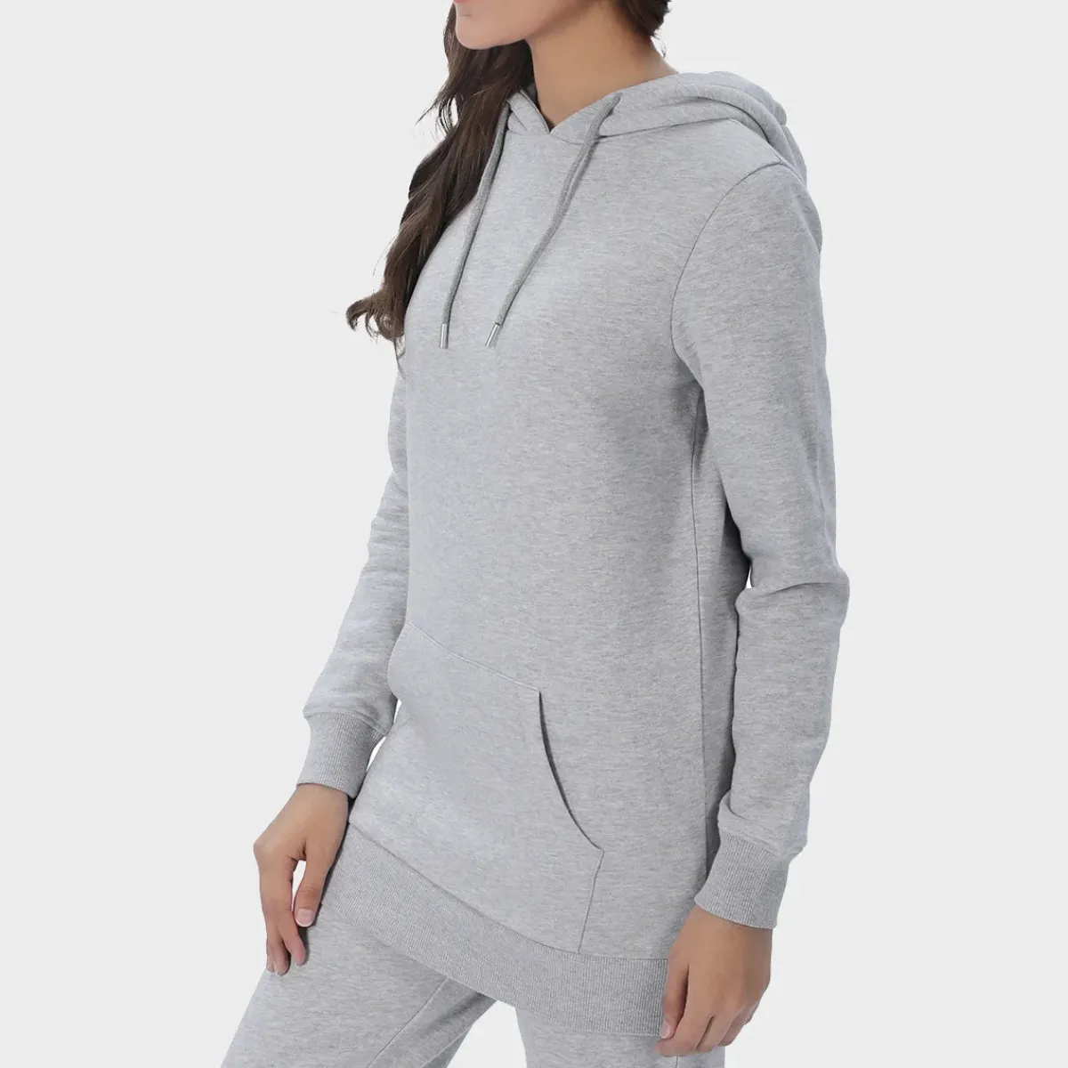 Outlet Ladies Grey Hoodie Women Hoodies & Sweatshirts