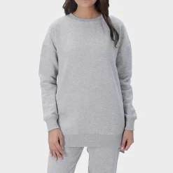 New Ladies Grey Sweatshirt Women Hoodies & Sweatshirts