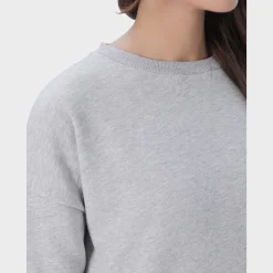 New Ladies Grey Sweatshirt Women Hoodies & Sweatshirts