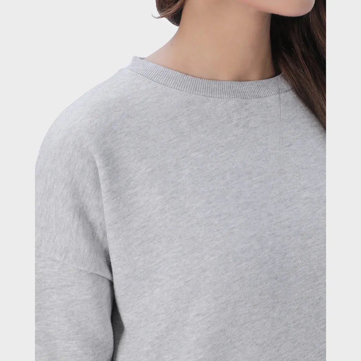 New Ladies Grey Sweatshirt Women Hoodies & Sweatshirts