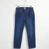Sale Ladies Indigo Slim Crop Jean Women Jeans