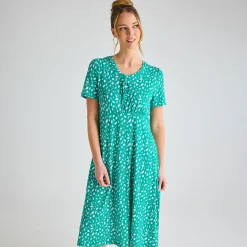 Best Ladies Jade Tie Scoop Neck Dress Women Dresses | Dresses