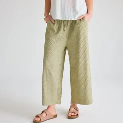 New Ladies Plisse 3/4 Trouser Women Plissé | Plissé
