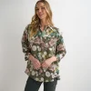 Hot Ladies Printed Button Through Shirt Women Shirts & Blouses