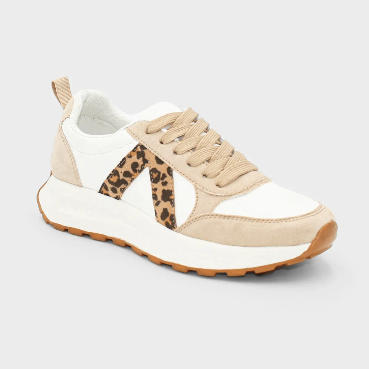 Hot Ladies Leopard Trainer Women Footwear