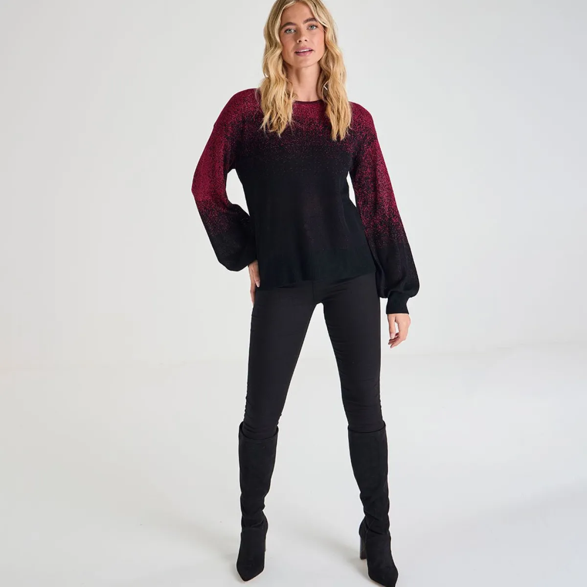 Sale Ladies Lurex Jumper Women Knitwear | Knitwear