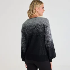 Fashion Ladies Lurex Jumper Women Knitwear | Knitwear