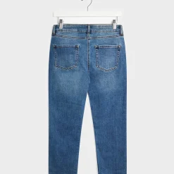 Discount Ladies Mid Wash Crop Petite Jean Women Jeans