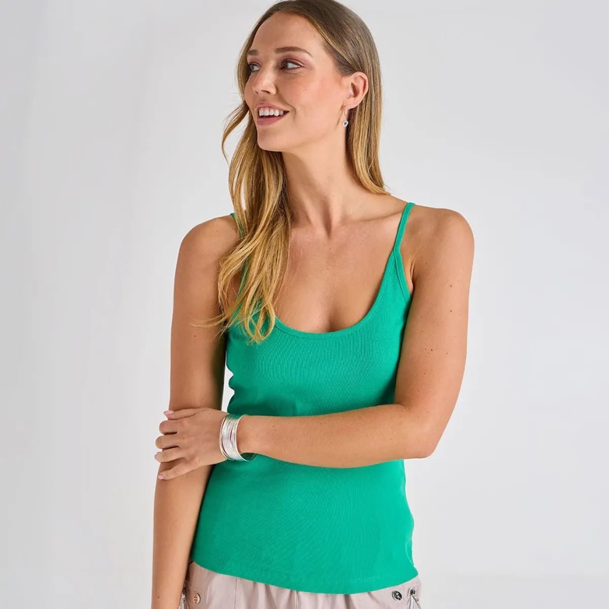 Best Ladies Mint Strappy Vest Women Basics | Vests
