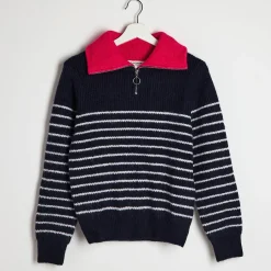 Outlet Ladies Naf Naf 1/4 Zip Jumper Women Hoodies & Sweatshirts