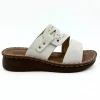 New Ladies Nude Studded Mule Women Footwear