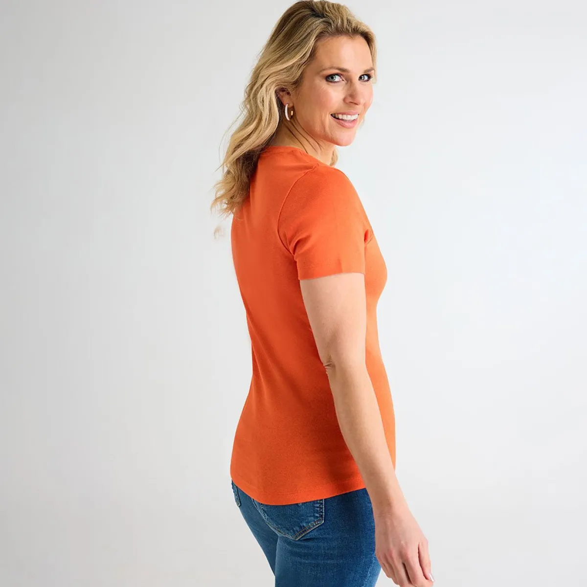 Outlet Ladies ade Crew Neck T-Shirt Women Basics | T-Shirts