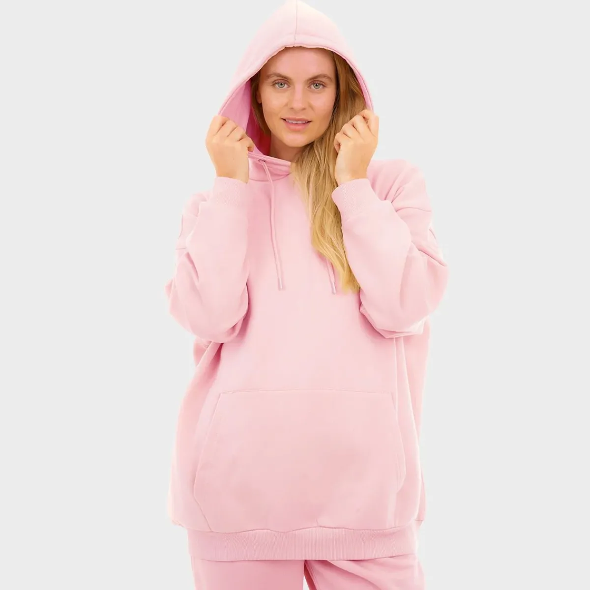 Best Ladies Pink Oversized Hoodie Women Hoodies & Sweatshirts