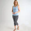 Clearance Ladies Printed Bengaline Trousers Women Bengaline | Trousers