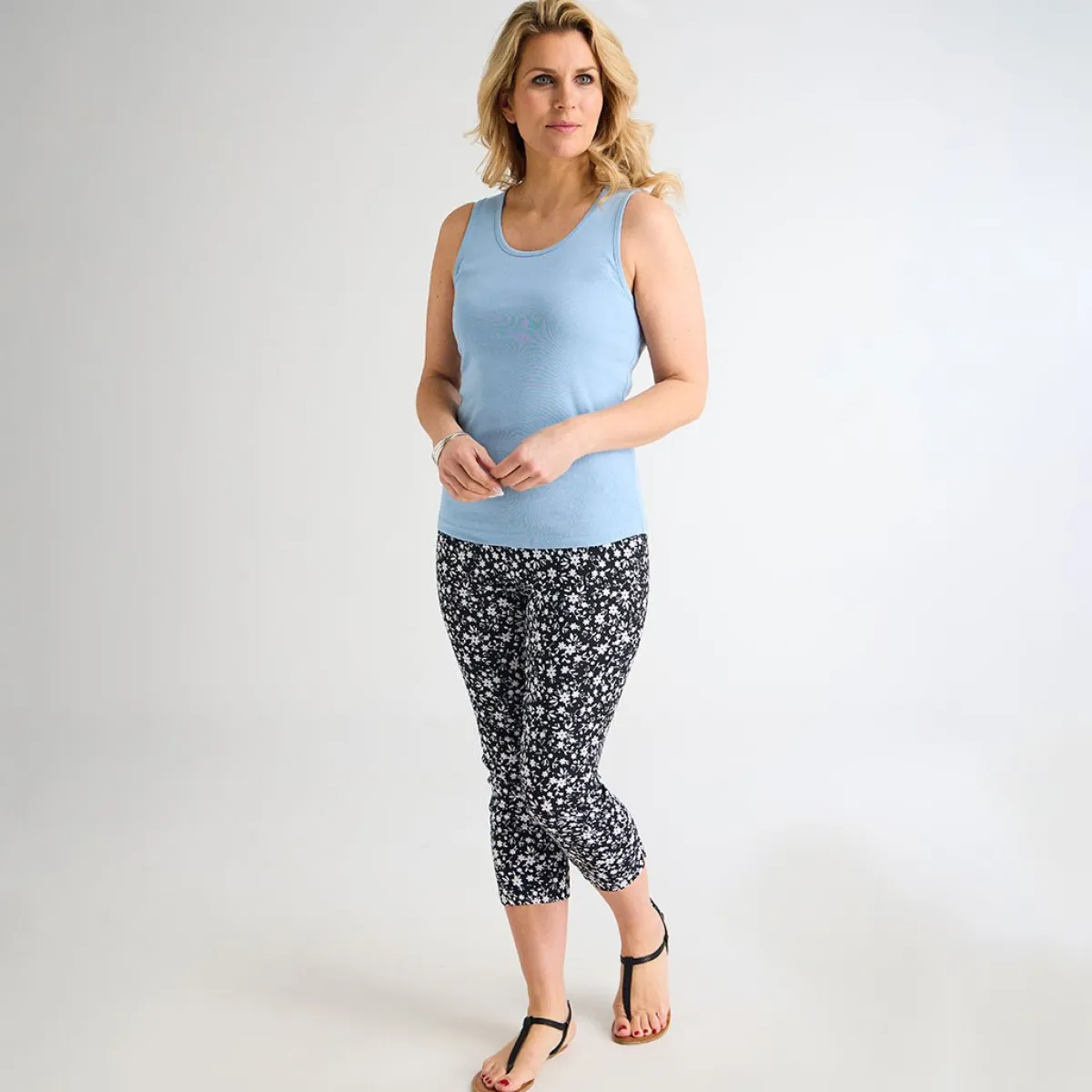 Clearance Ladies Printed Bengaline Trousers Women Bengaline | Trousers
