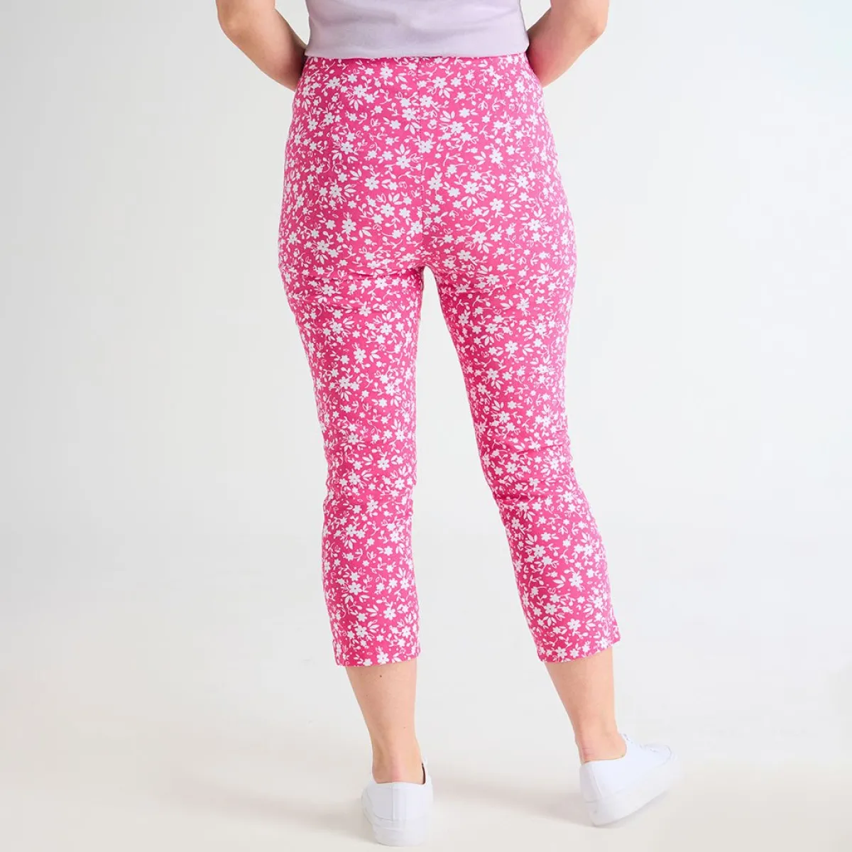 New Ladies Printed Bengaline Trousers Women Trousers | Bengaline