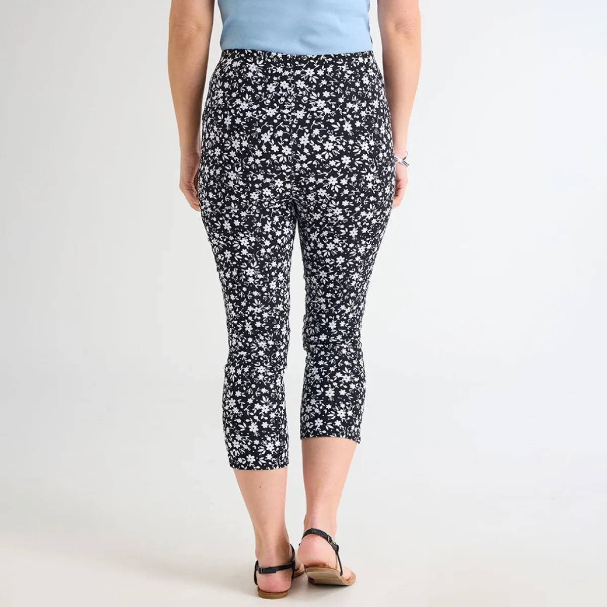 Clearance Ladies Printed Bengaline Trousers Women Bengaline | Trousers