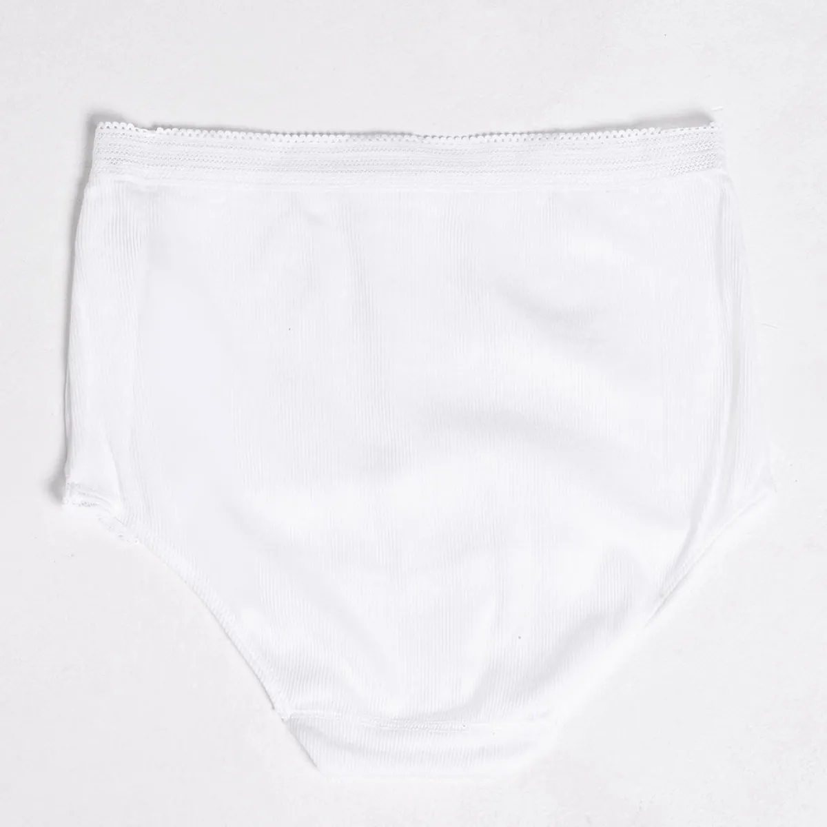 New Ladies Ribbed Full Brief Women Underwear