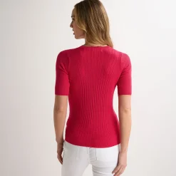 Outlet Ladies Ribbed Jumper Women Knitwear | Knitwear