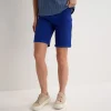 Fashion Ladies Royal Blue Turn Up Short Women Shorts