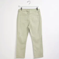 Discount Ladies Sage Colour Crop Jean Women Jeans