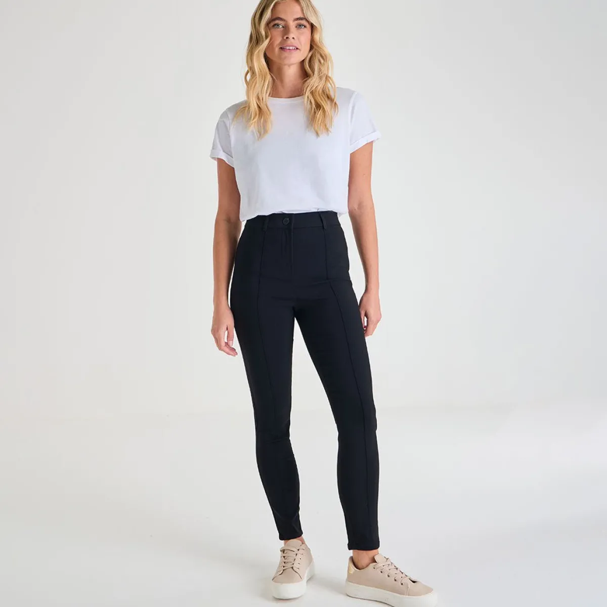 Discount Ladies Seam Front Trouser Women Trousers