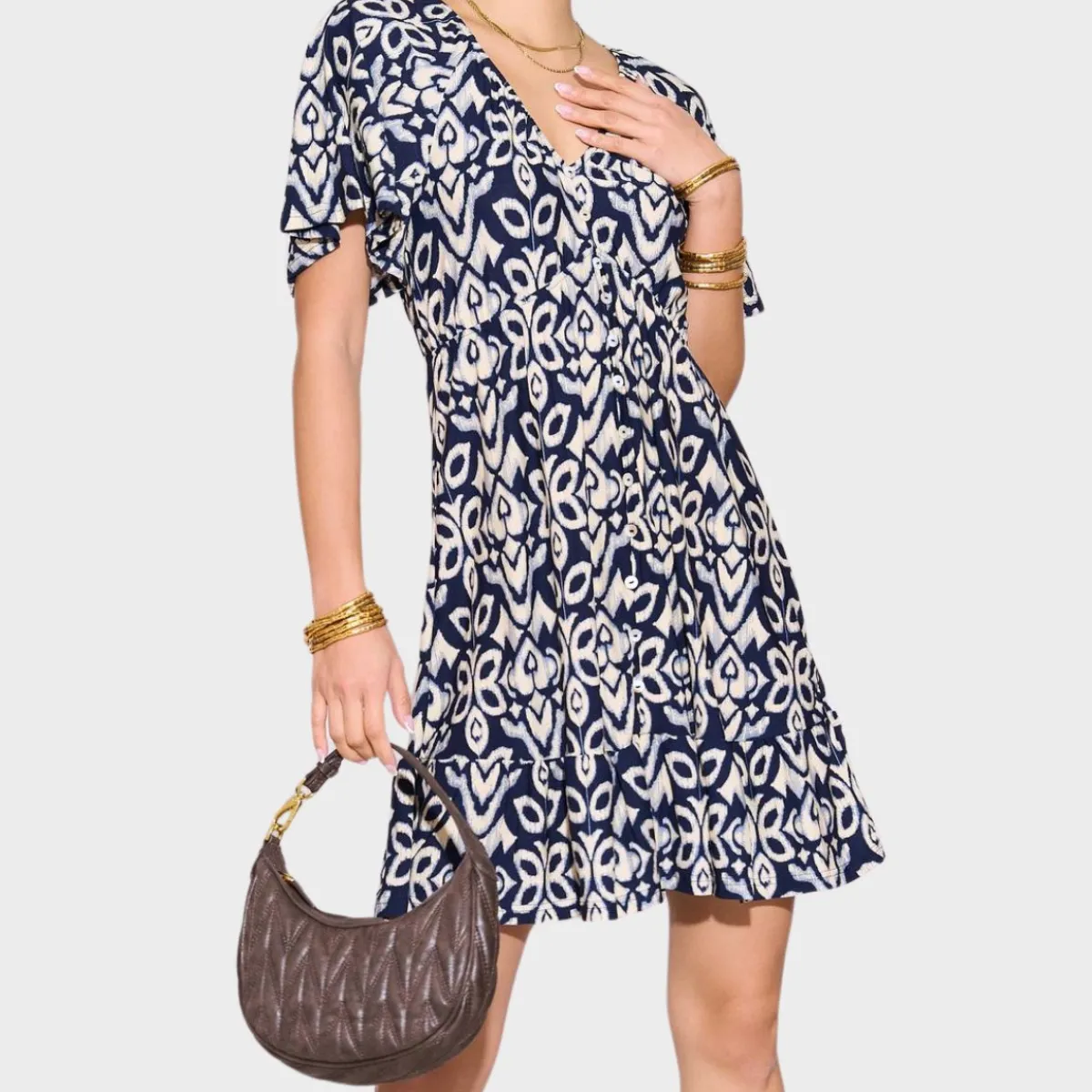 Best Ladies Shirred Dress Women Dresses | Dresses