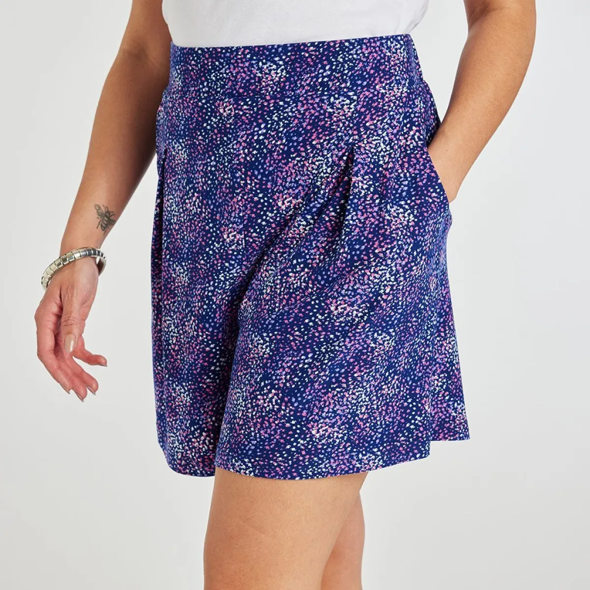 Sale Ladies Supersoft Printed Shorts Women Shorts