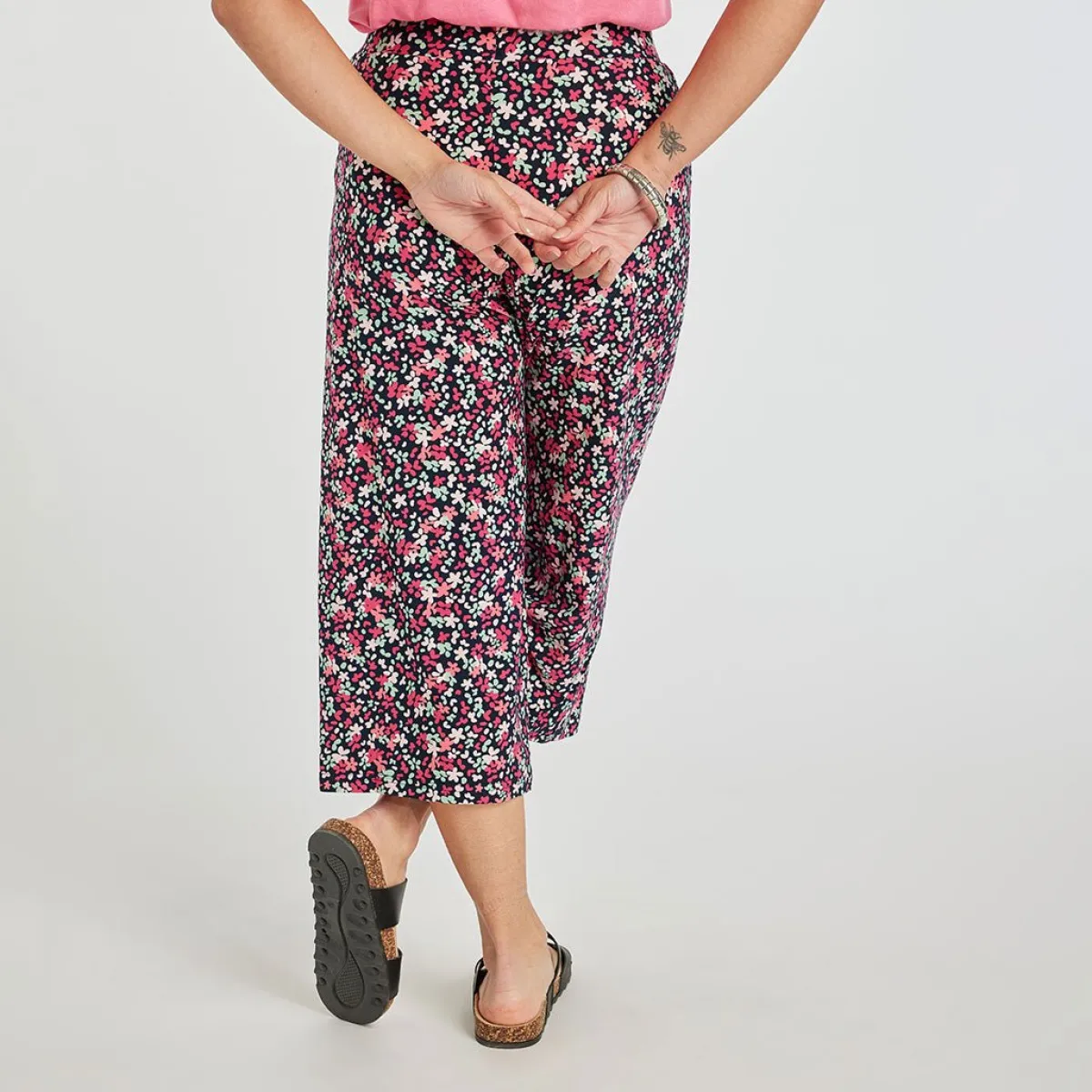 New Ladies Supersoft Wide Leg Trousers Women Trousers
