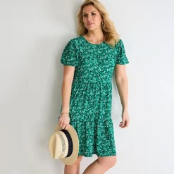 New Ladies Tiered Dress Women Dresses | Dresses