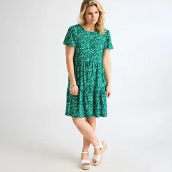New Ladies Tiered Dress Women Dresses | Dresses