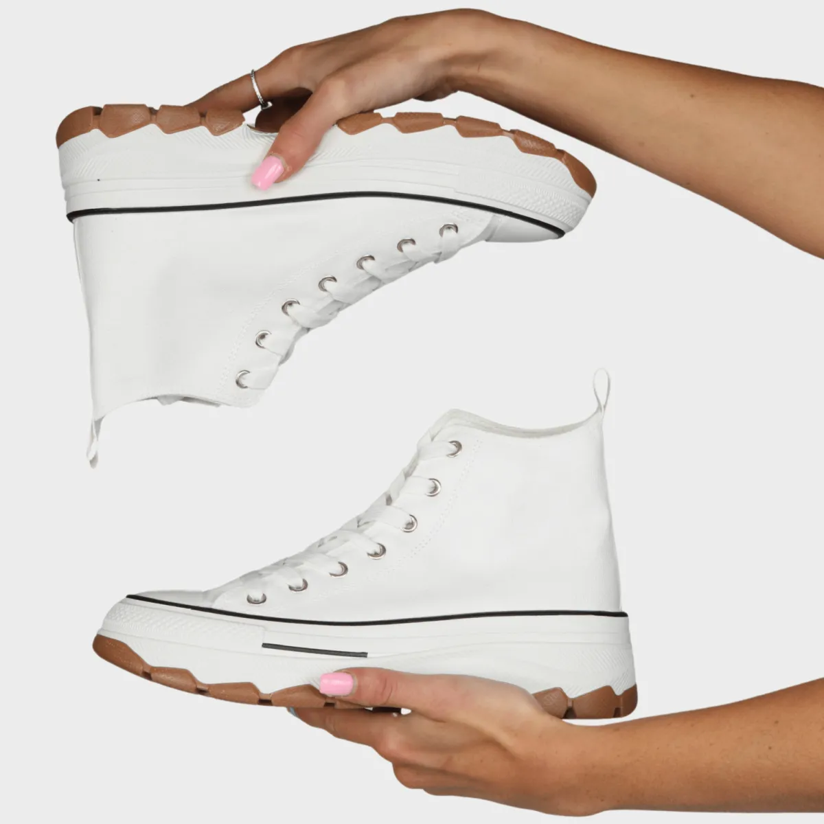 Sale Ladies High Top Trainer Women Footwear