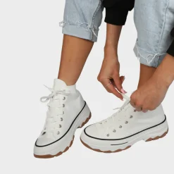 Sale Ladies High Top Trainer Women Footwear