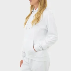 Outlet Ladies White Hoodie Women Hoodies & Sweatshirts