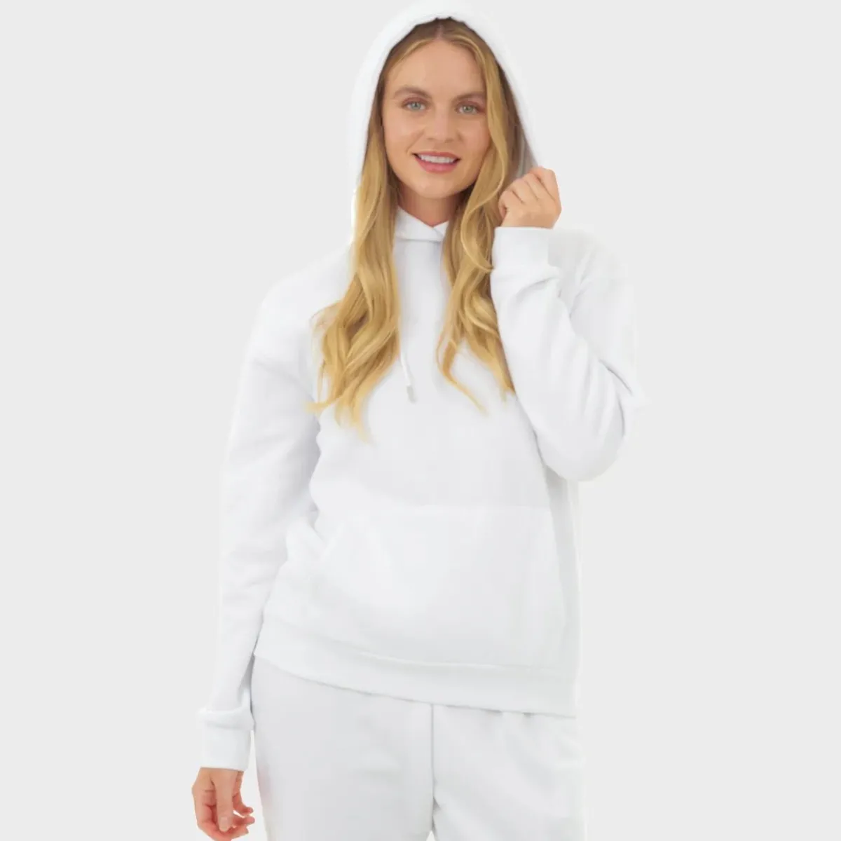Outlet Ladies White Hoodie Women Hoodies & Sweatshirts
