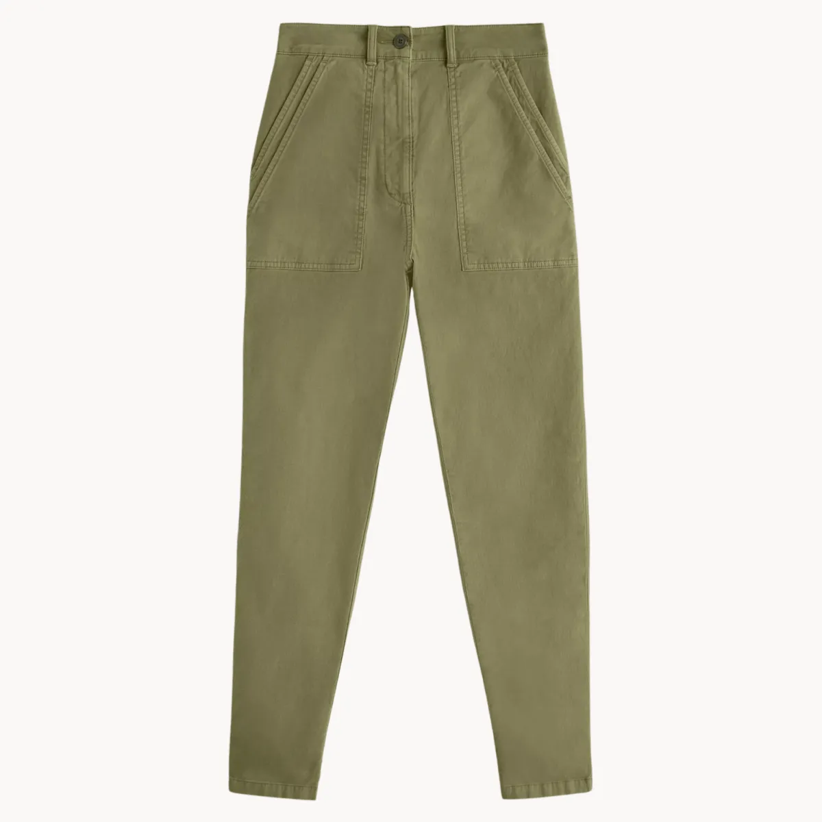 Hot Ladies White Stuff Khaki Chino Trouser Women Trousers