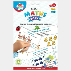 Outlet Learn Maths Wipe Clean Arts & Crafts