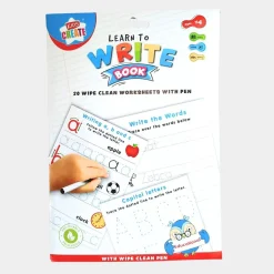 Discount Learn to Write Wipe Clean Games | Books
