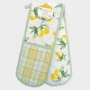 Online Lemon Double Oven Glove Oven Mitts