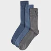 Discount Men's 3 Pack Gentle Grip Sock Socks