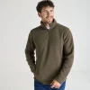 Outlet Mens 1/4 Zip Fleece Knitwear