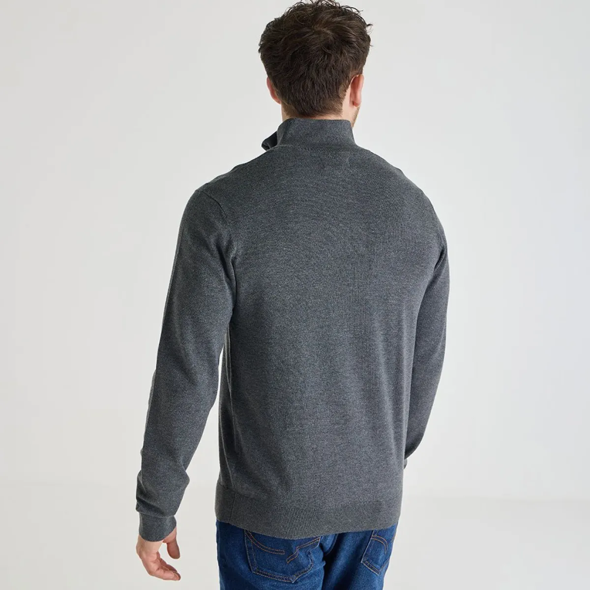 Hot Mens 1/4 Zip Jumper Knitwear | Sweatshirts & Hoodies
