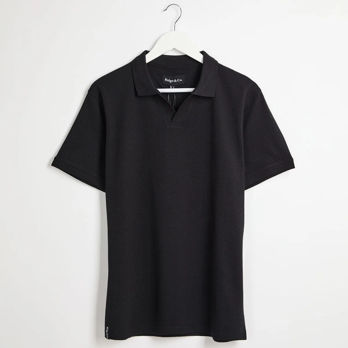 Fashion Men's Popcorn Texture Polo Shirts