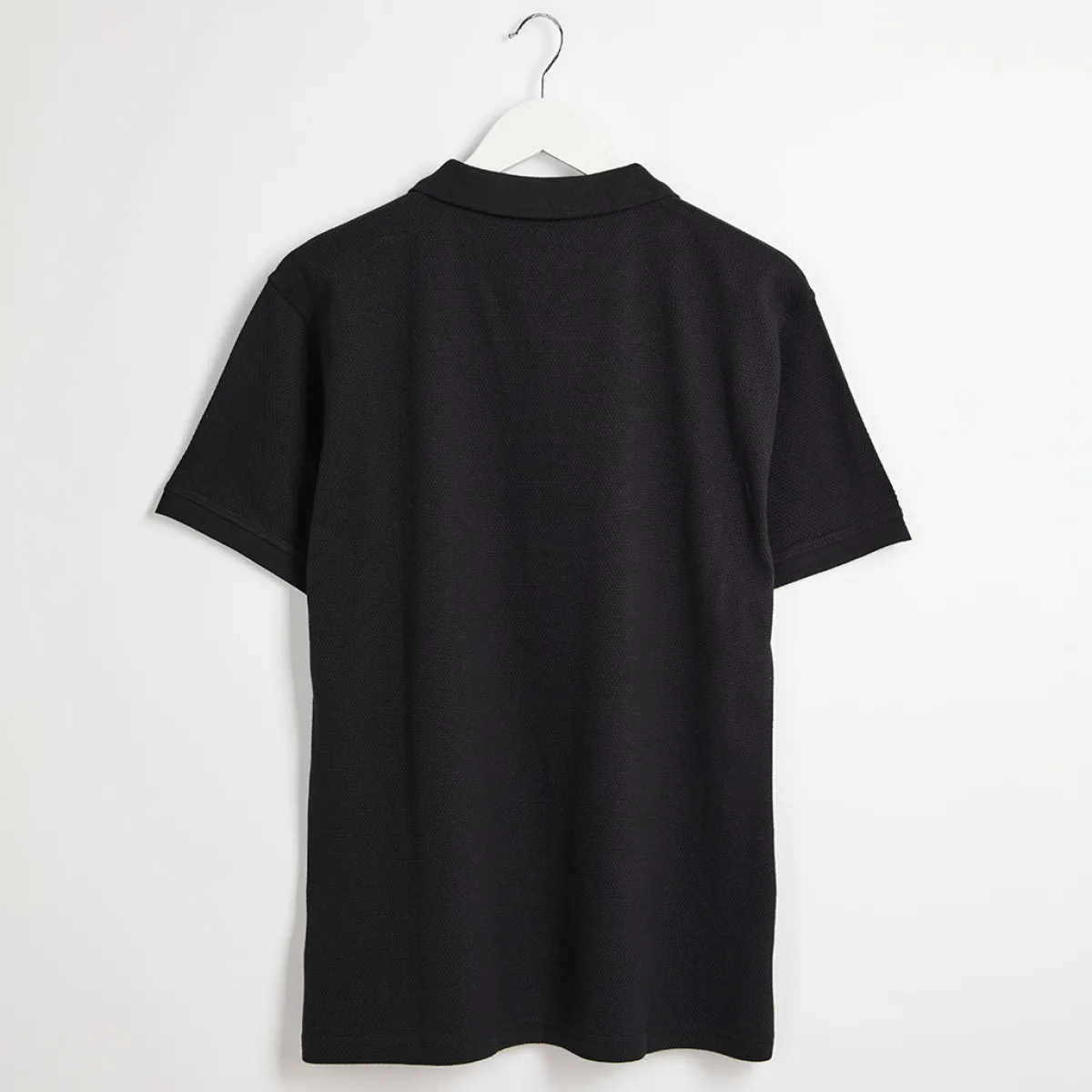 Fashion Men's Popcorn Texture Polo Shirts