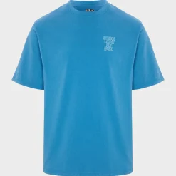 Online Mens Blue Printed T-shirt T-Shirts & Polos