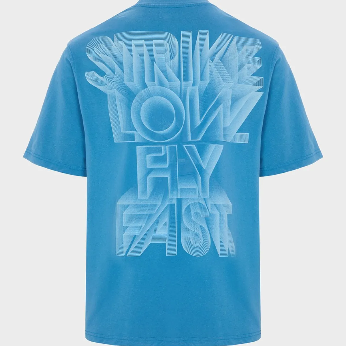 Online Mens Blue Printed T-shirt T-Shirts & Polos