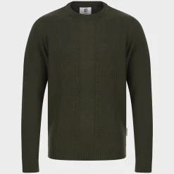 New Men's Cable Knit Jumper Knitwear