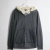 Sale Mens Fur Lined Zipper Sweatshirts & Hoodies